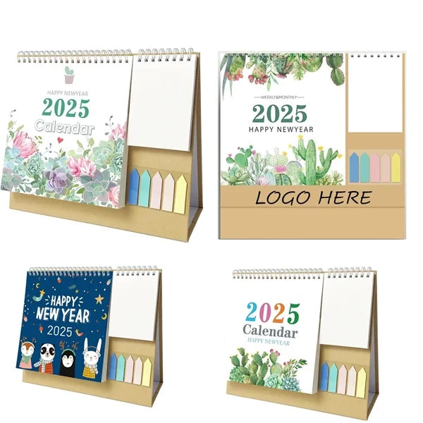 2025 New Year Flip Desk Calendar