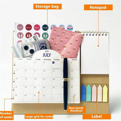 2025 New Year Flip Desk Calendar