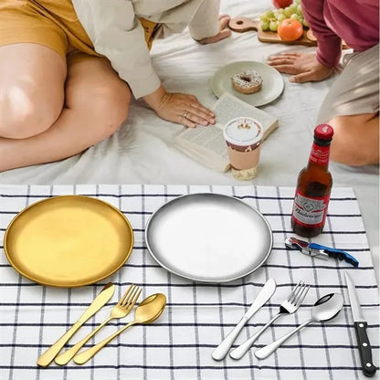 10 Piece Camping Silverware Kit