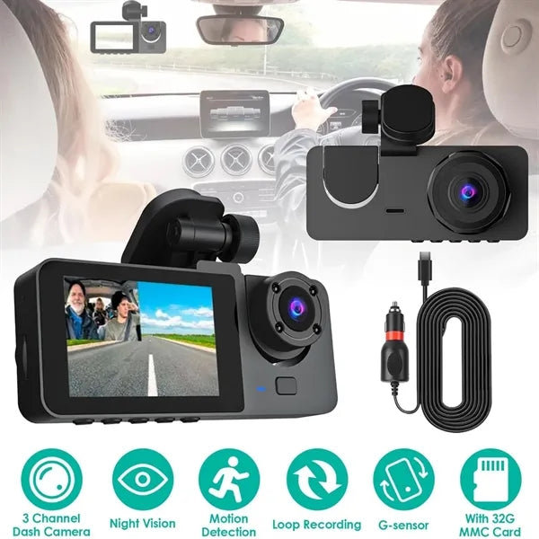 3 Channel Dash Cam