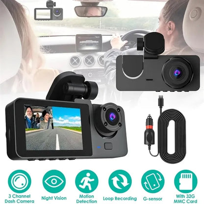3 Channel Dash Cam
