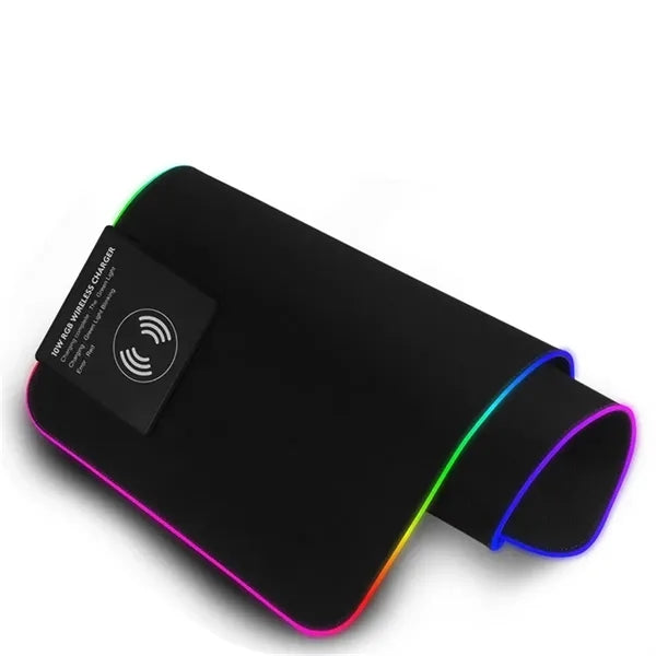 RGB Mouse Pad with Wireless Charging
