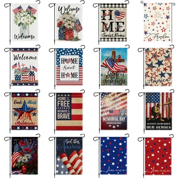 American Independence Day linen garden  Nation Flag