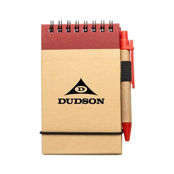 Recycled Flip-up Notepad/Pen