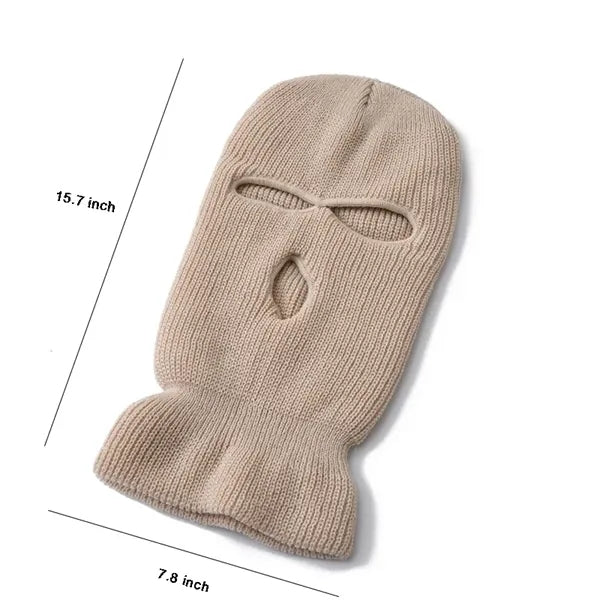 3 Hole Winter Knitted Mask