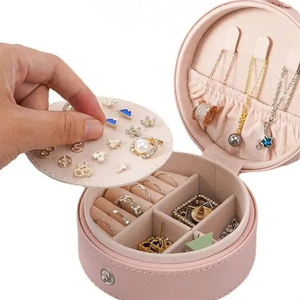 Round Jewelry Storage Box