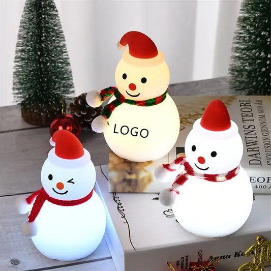 Christmas Snowman Night Light