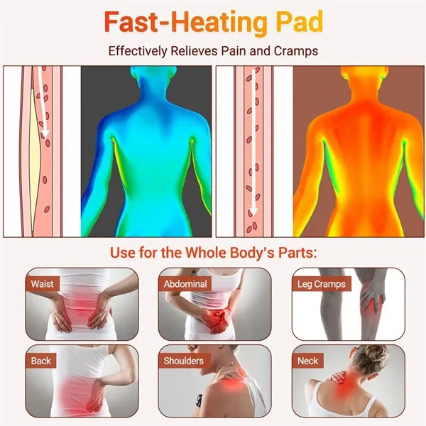 Heating Pad for Back Pain Relief Period Cramp