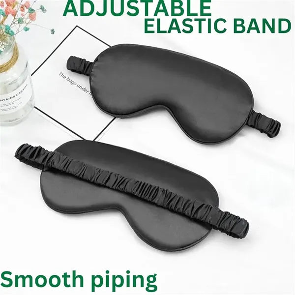 Light-Blocking Silk Mask Sets with Organized Pouch