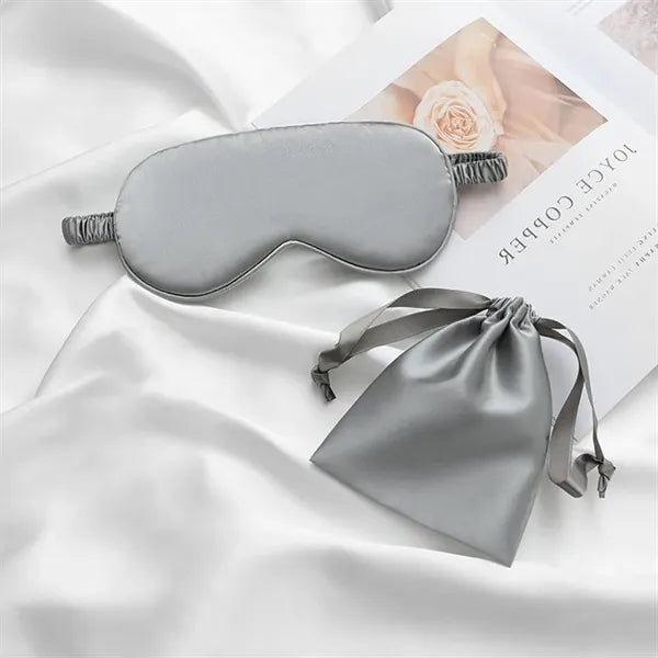 Light-Blocking Silk Mask Sets with Organized Pouch