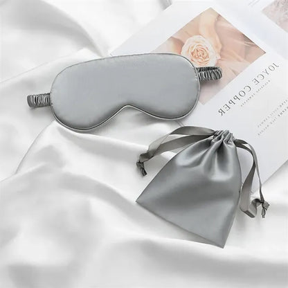 Light-Blocking Silk Mask Sets with Organized Pouch