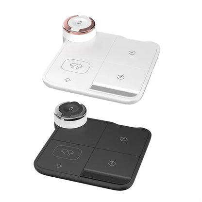 3-in-1 Foldable Wireless Fast Charger with Phone Stand