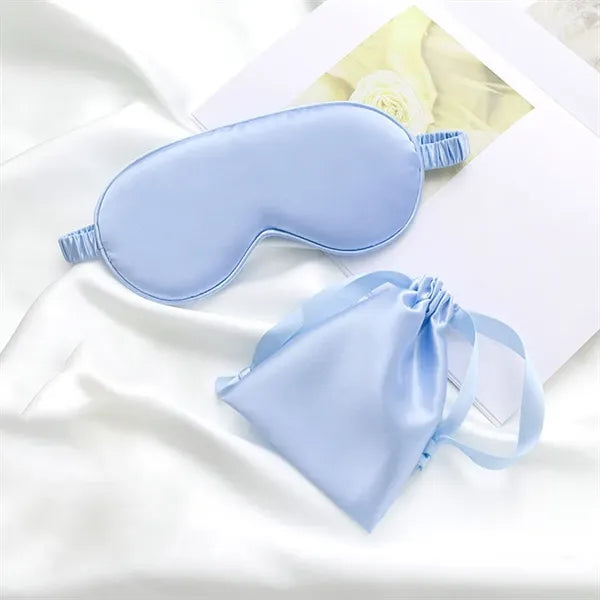 Light-Blocking Silk Mask Sets with Organized Pouch
