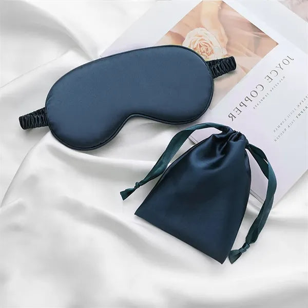 Light-Blocking Silk Mask Sets with Organized Pouch