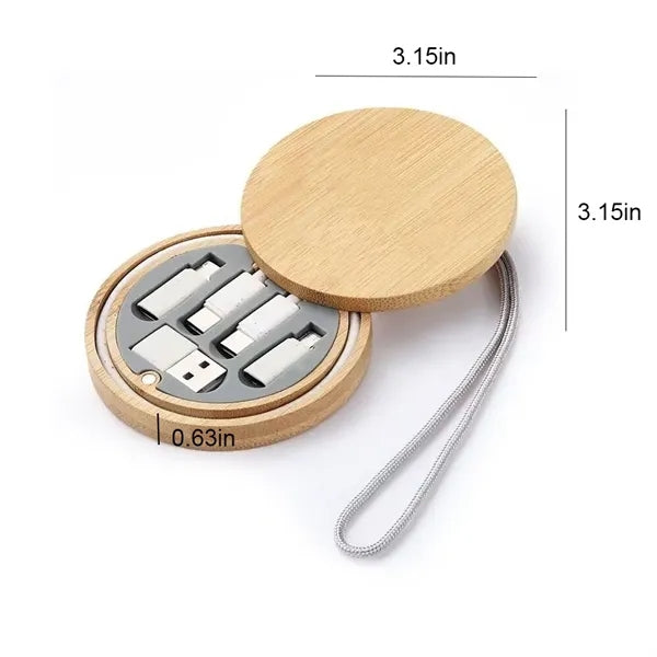 Bamboo Multi USB Charging Adapter Cable Kit
