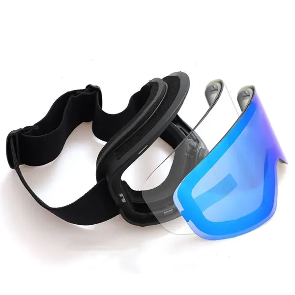Magnetic Anti-fog Ski Goggles with Protective Case