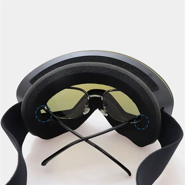 Magnetic Anti-fog Ski Goggles with Protective Case