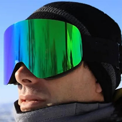 Magnetic Anti-fog Ski Goggles with Protective Case