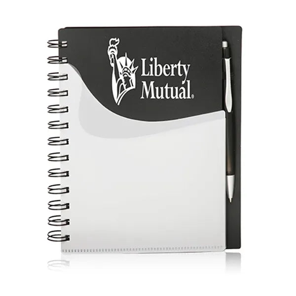 Spiral Notebooks with Front Pocket