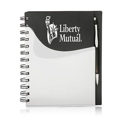 Spiral Notebooks with Front Pocket