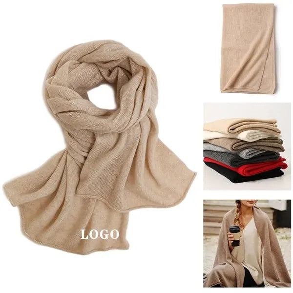 Luxury Pure Solid Cashmere Pashmina Scarf Shawl