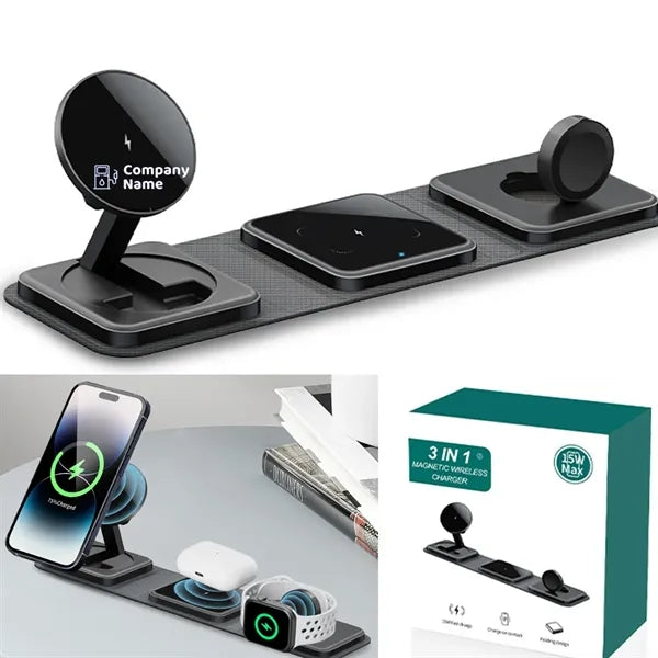 Foldable Wireless Charger Station