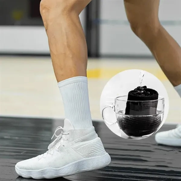 Cotton Sublimation Athletic Crew Socks