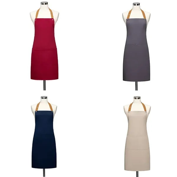 Adjustable Strap Unisex Cotton Waterproof Apron