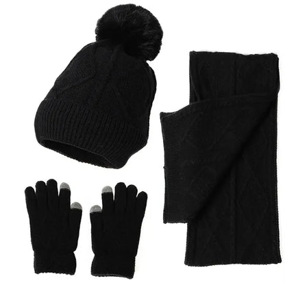 Winter Knit Scarf Set