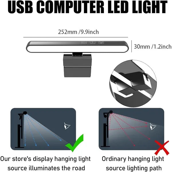 Dimming Clip Light Computer Monitor Eye Protection Light
