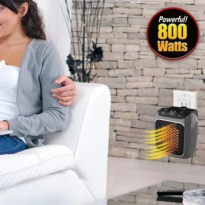 800W Plug in Fan Heater