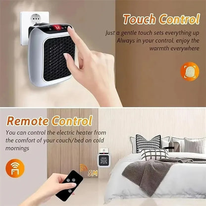 800W Plug in Fan Heater