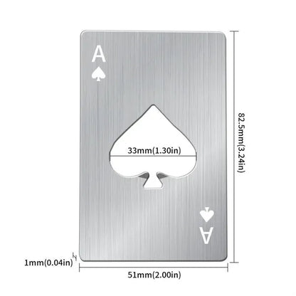 Ace Of Spades Bottle Openers