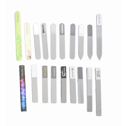 Professional Nail Files With Leather Bag