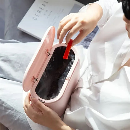 Desktop Trash Can with Lid