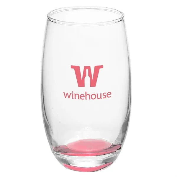 15 oz. Mikonos Clear Stemless Wine Glasses