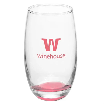 15 oz. Mikonos Clear Stemless Wine Glasses