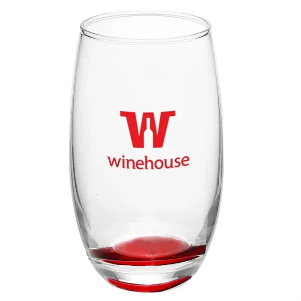 15 oz. Mikonos Clear Stemless Wine Glasses