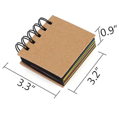 Extra Mini Portable Spiral Tearable Sticky Notes Notepad