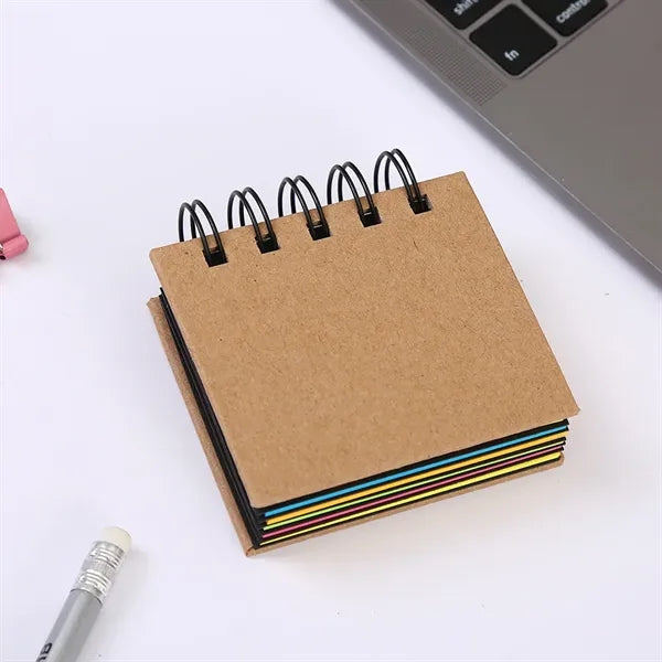 Extra Mini Portable Spiral Tearable Sticky Notes Notepad