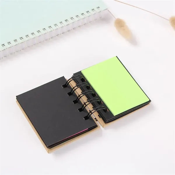 Extra Mini Portable Spiral Tearable Sticky Notes Notepad