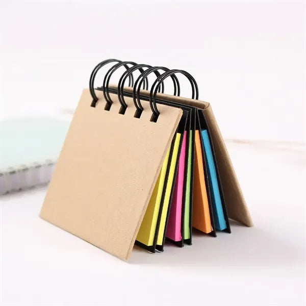 Extra Mini Portable Spiral Tearable Sticky Notes Notepad
