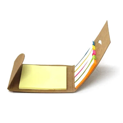 2-in-1 Self-Adhesive Folding Sticky Notes and Strips Set