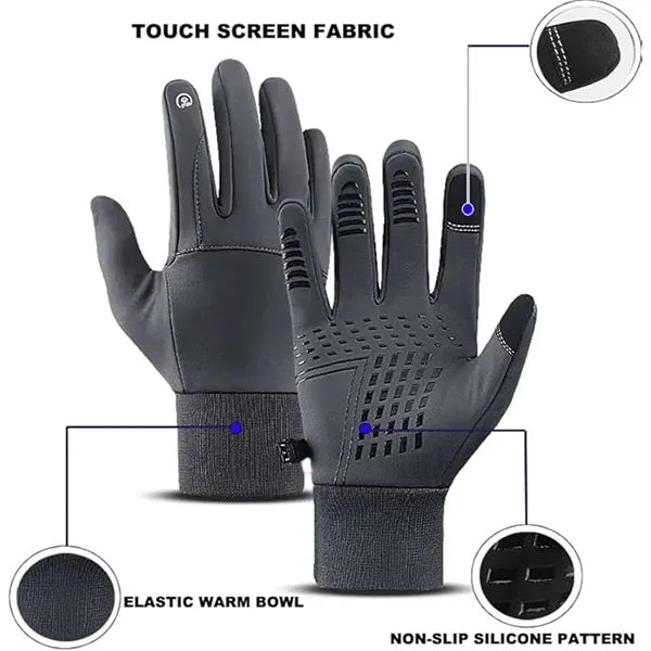 Waterproof Non-Slip Touch Screen Winter Warm Gloves