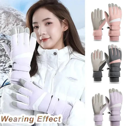 Windproof Warm Touchscreen Anti-Slip Snow Ski Gloves