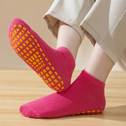Breathable Non-Slip Trampoline Socks for Adults and Kids