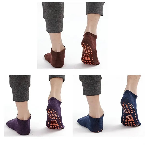 Breathable Non-Slip Trampoline Socks for Adults and Kids