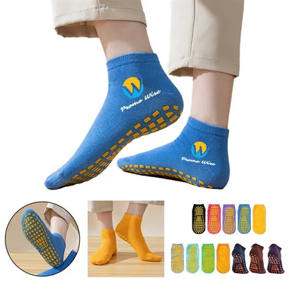 Breathable Non-Slip Trampoline Socks for Adults and Kids
