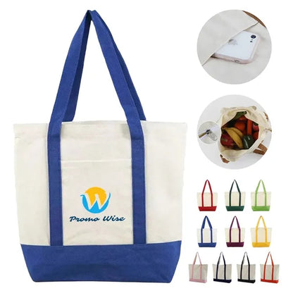 Customized Size/Color Zipper Canvas Shoulder Bag