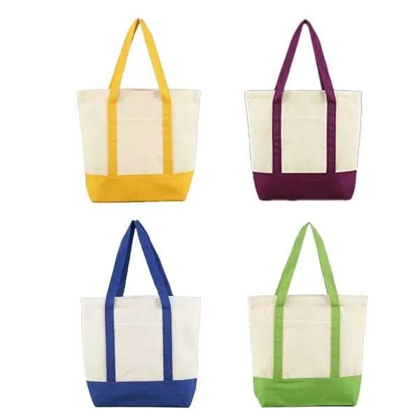 Customized Size/Color Zipper Canvas Shoulder Bag